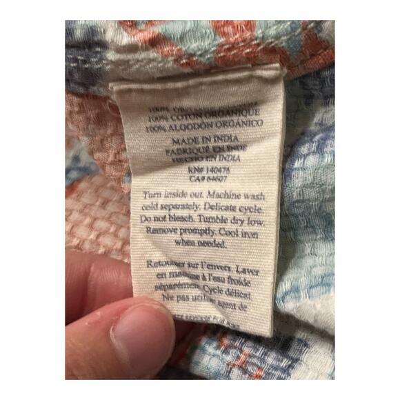 Faherty dress Bay Twist sleeveless halter midi floral size Small S - Picture 8 of 9